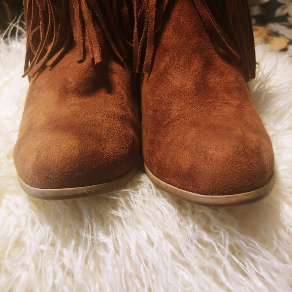 Not Rated fringe studded heel bootie size 8 - Picture 8 of 14